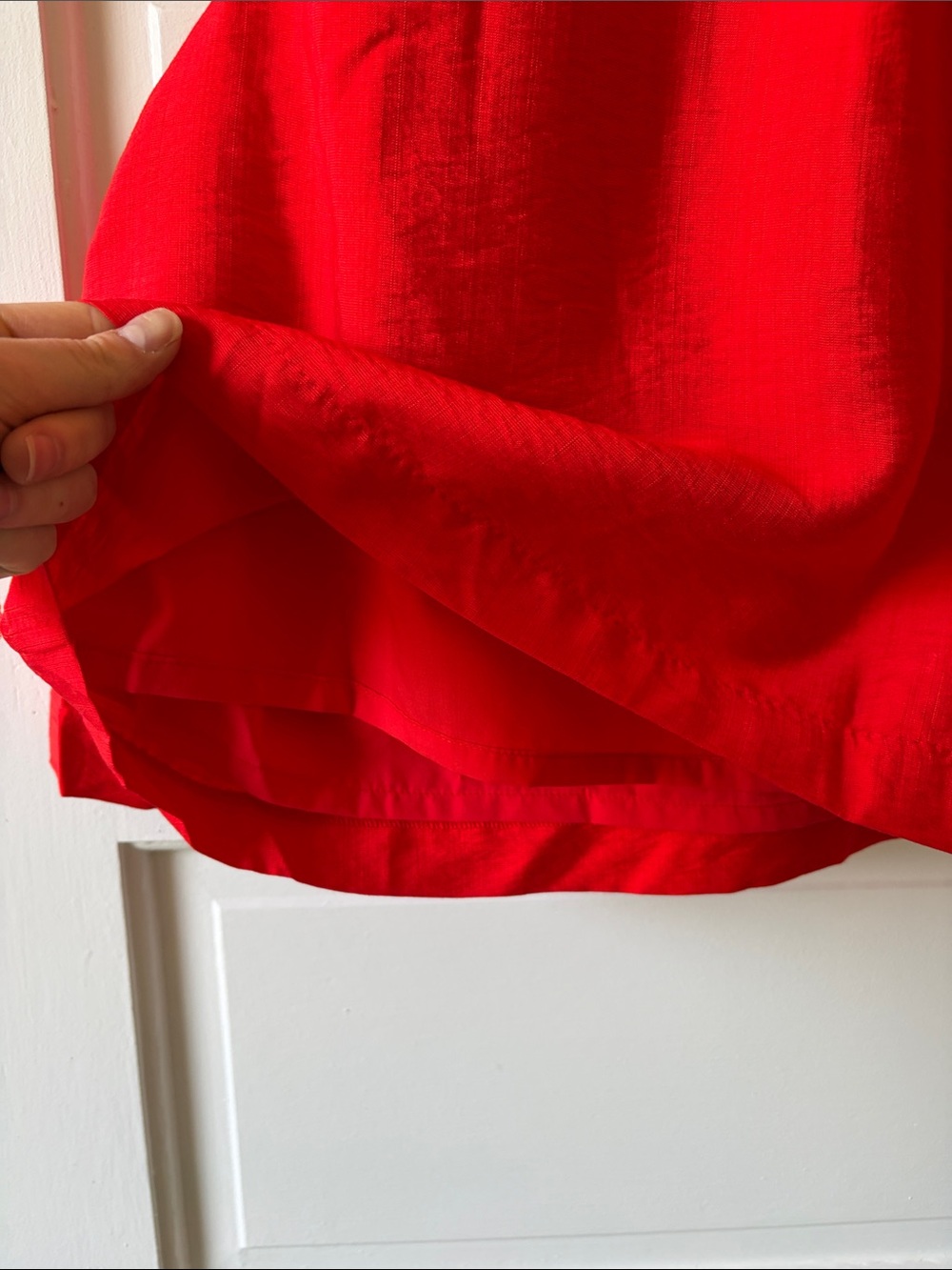 WRAY 3XL Red Elastic-Waist Midi Short, NWT - Picture 3 of 7